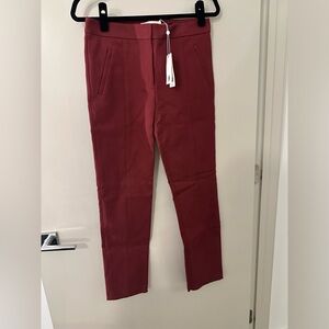Tory Burch slacks in burgundy size 4